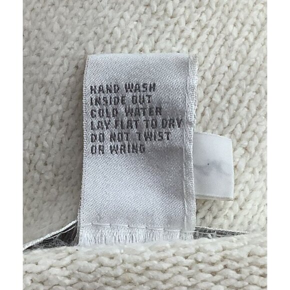 Rebecca Stone Ivory Cardigan Sweater Floral Beading & Button Closure Womens M - Picture 6 of 6